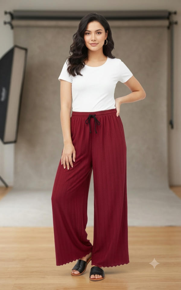 Lycra Khajuri Palazzo Pant