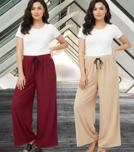 Lycra Khajuri Palazzo Pant