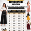 Palazzo size chart