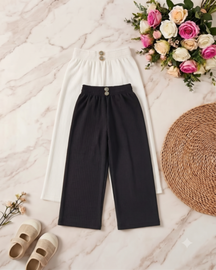Kids Palazzo White Black Best Quality 5 year to 16 year